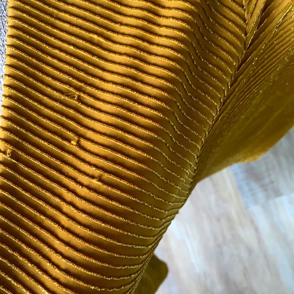 Nordstrom Dresses Flowy Mustard Yellow And Gold Dress Poshmark